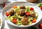 Feta Meatballs with Zucchini Noodles