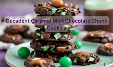 Decadent Mint Chocolate Chunk Cookie Recipe