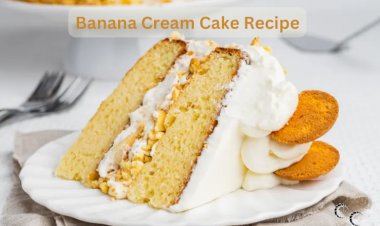Banana Cream Cake Recipe