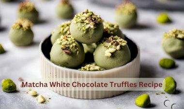 Matcha White Chocolate Truffles Recipe