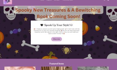 Spooky New Treasures & A Bewitching  Book Coming Soon!