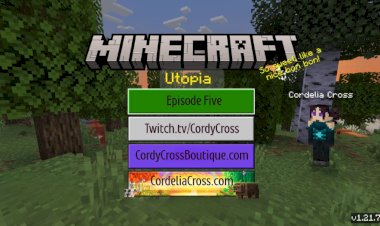 Utopia Minecraft Episode 5 - Woodland Mansion and Gathering Ores in the Nether