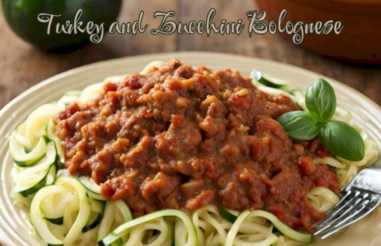 Turkey and Zucchini Bolognese