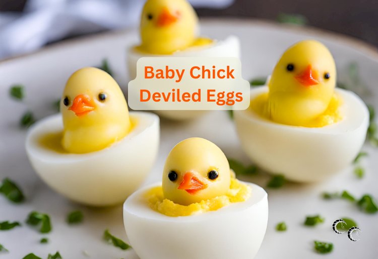 Baby Chick Deviled Eggs