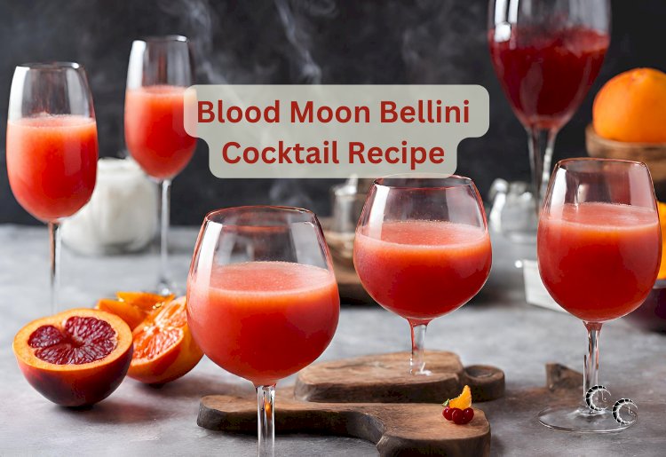 Blood Moon Bellini Cocktail Recipe