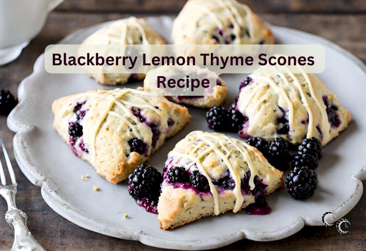 Blackberry Lemon Thyme Scones