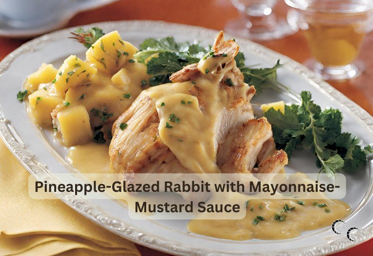 Pineapple-Glazed Rabbit with Mayonnaise-Mustard Sauce Recipe