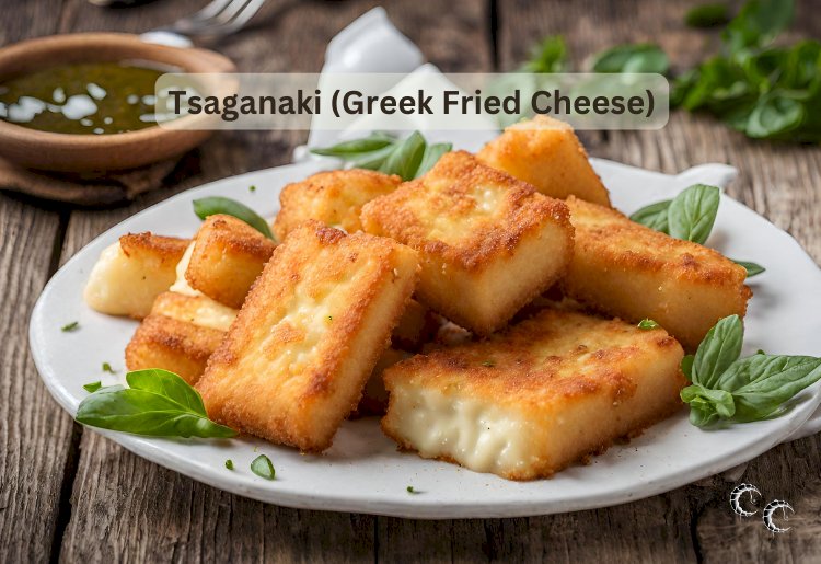 Tsaganaki (Greek Fried Cheese) Recipe