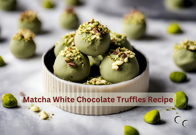 Matcha White Chocolate Truffles Recipe