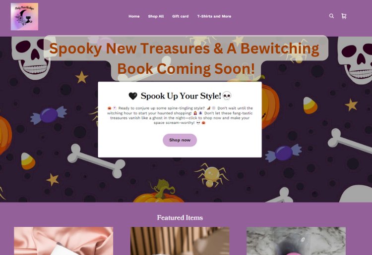 Spooky New Treasures & A Bewitching  Book Coming Soon!