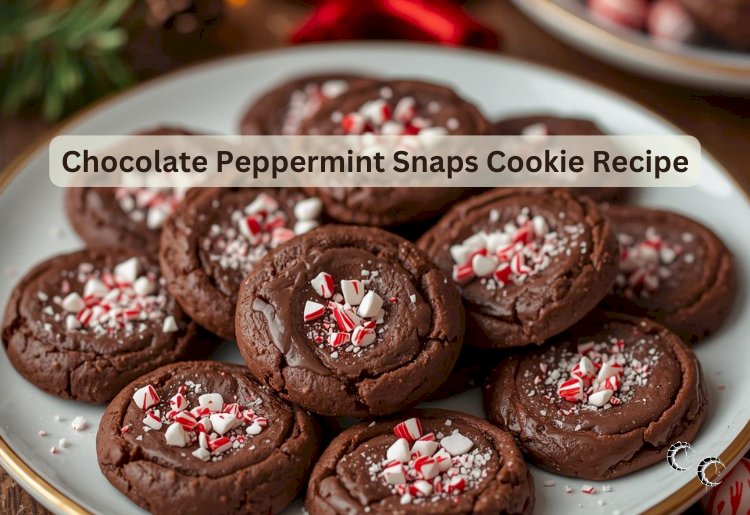 Chocolate Peppermint Snaps Cookie Recipe