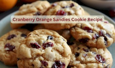 Cranberry Orange Sandies Cookie Recipe