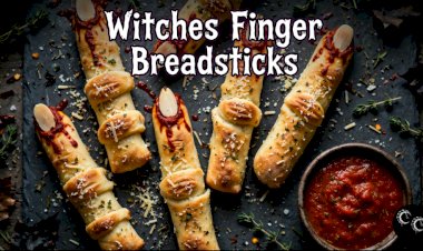 Witches Finger Breadsticks Recipe