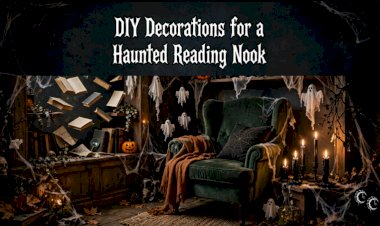 DIY Decorations for a Haunted Reading Nook