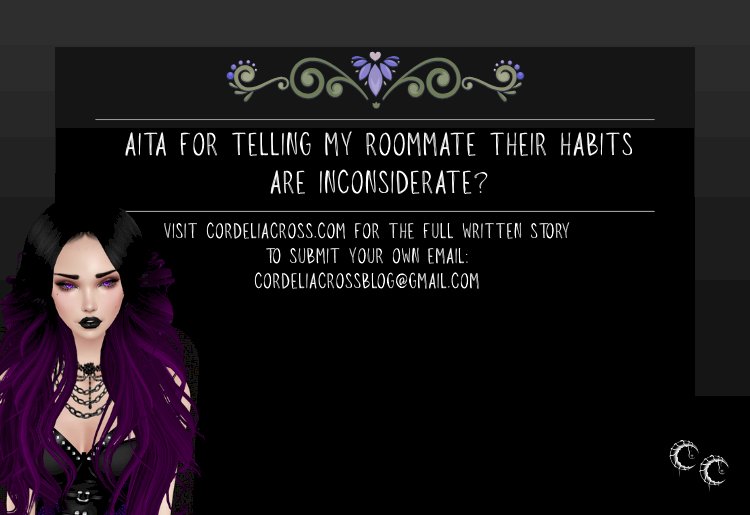 AITA For Telling My Roommate Their Habits Are Inconsiderate?