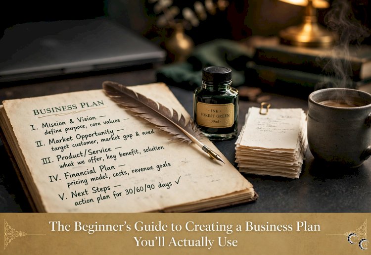 The Beginner’s Guide to Creating a Business Plan You’ll Actually Use