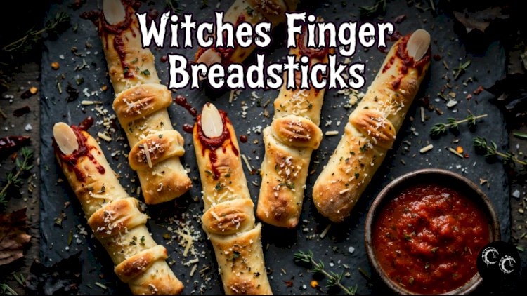 Witches Finger Breadsticks Recipe