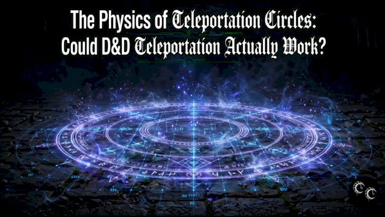 The Physics of Teleportation Circles: Could D&D Teleportation Circles Actually Work?