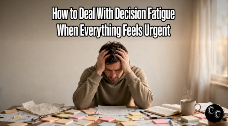 How to Deal With Decision Fatigue When Everything Feels Urgent