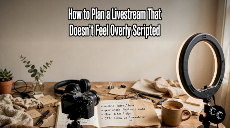 How to Plan a Livestream That Doesn't Feel Overly Scripted