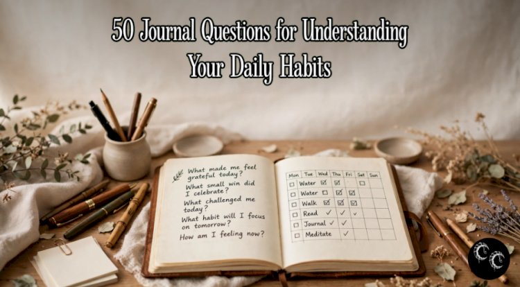 50 Journal Questions for Understanding Your Daily Habits